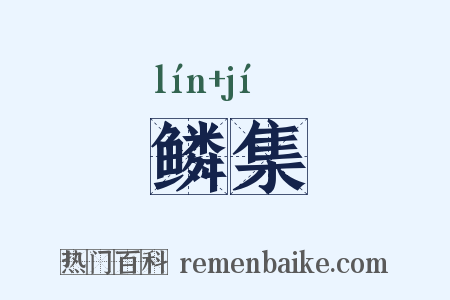 鳞集是什么意思的图片